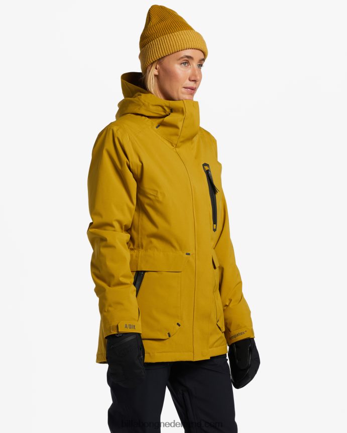 Billabong vrouwen a/div trooper stx 45k geïsoleerd sneeuwjackvers mos 4D20H2554
