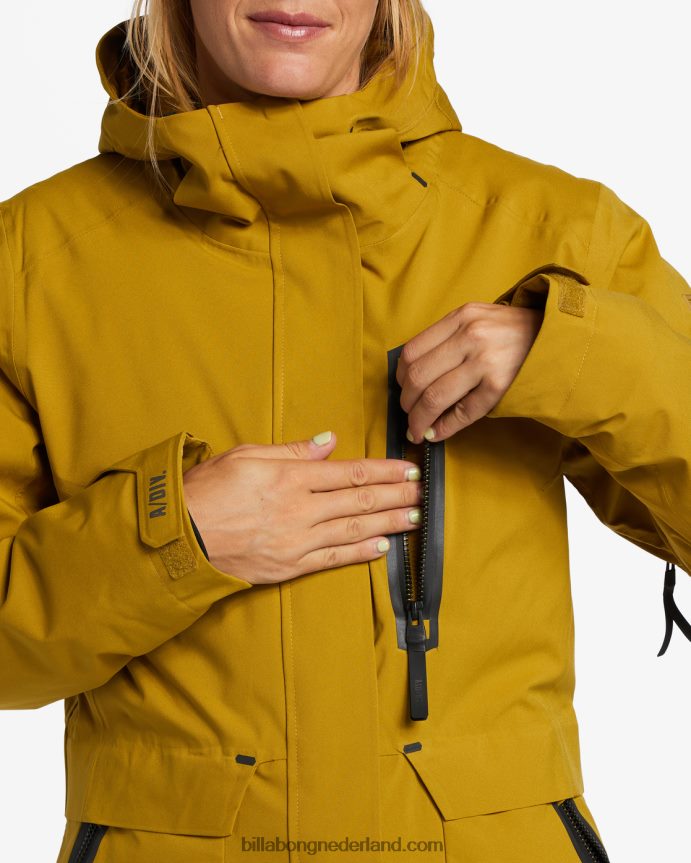 Billabong vrouwen a/div trooper stx 45k geïsoleerd sneeuwjackvers mos 4D20H2554