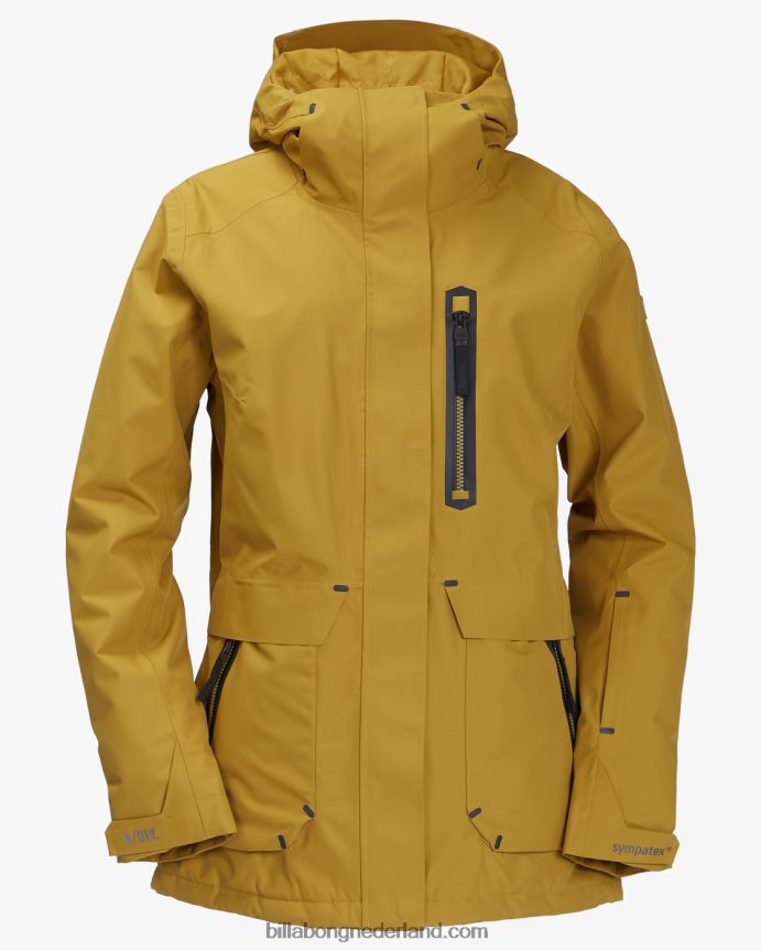 Billabong vrouwen a/div trooper stx 45k geïsoleerd sneeuwjackvers mos 4D20H2554