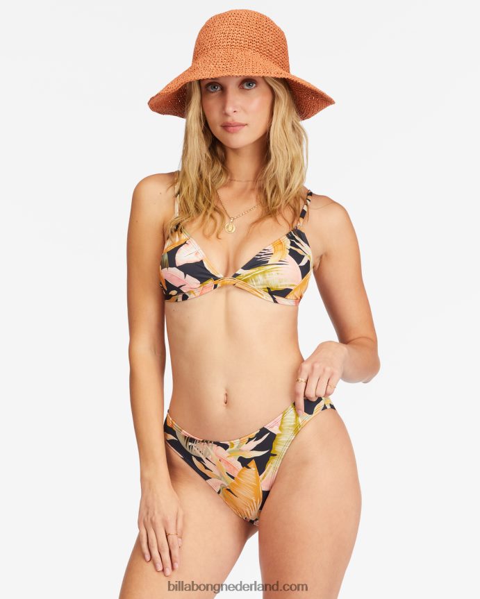 Billabong vrouwen Wave Tribe lowrider bikinibroekjejungle nacht 4D20H1527