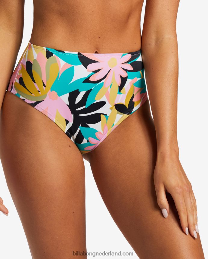 Billabong vrouwen a/div medium bikinibroekjezwart multi 4D20H1273