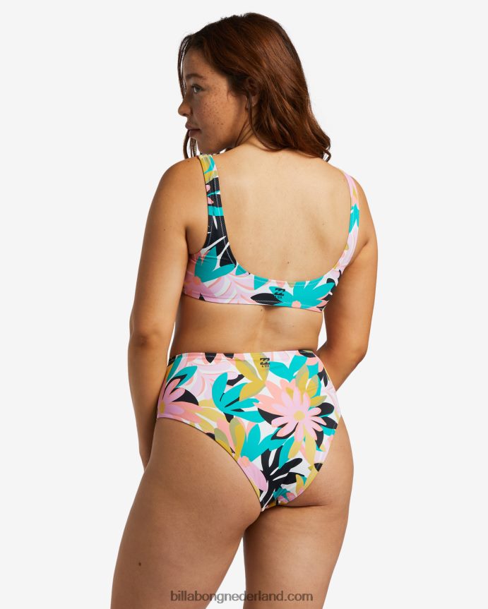 Billabong vrouwen a/div medium bikinibroekjezwart multi 4D20H1273