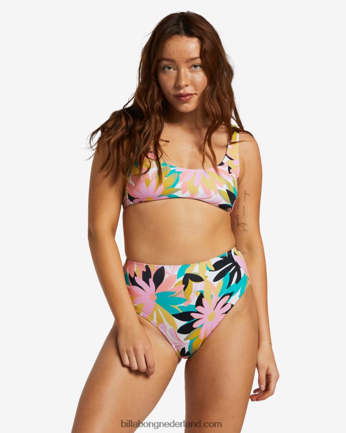 Billabong vrouwen a/div medium bikinibroekjezwart multi 4D20H1273