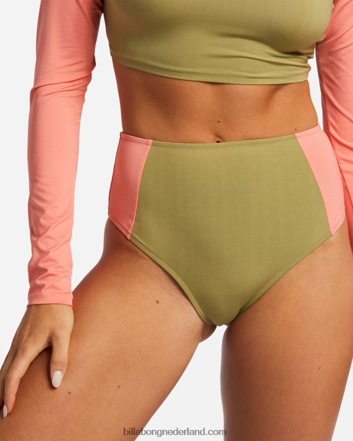 Billabong vrouwen a/div medium upf 50 bikinibroekjeceder 4D20H1276