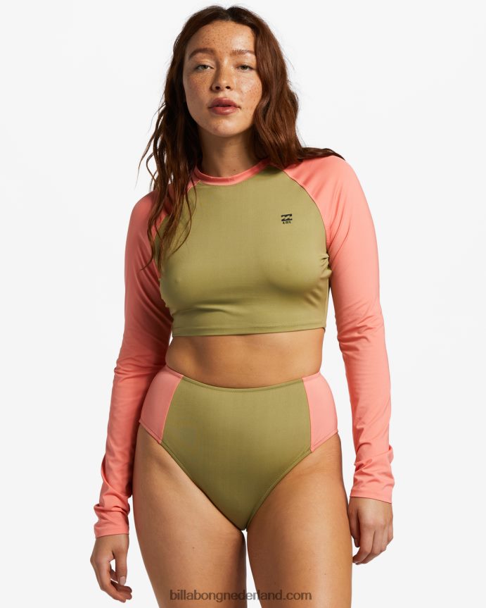 Billabong vrouwen a/div medium upf 50 bikinibroekjeceder 4D20H1276