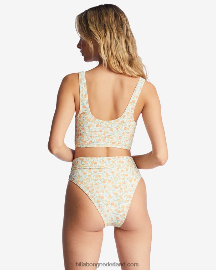 Billabong vrouwen aint she sweet tanlines stijgen bikinibroekjeszout kristal 4D20H1448