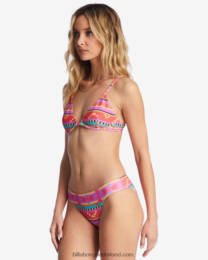Billabong vrouwen baja rise lowrider bikinibroekjeheldere papaver 4D20H1487