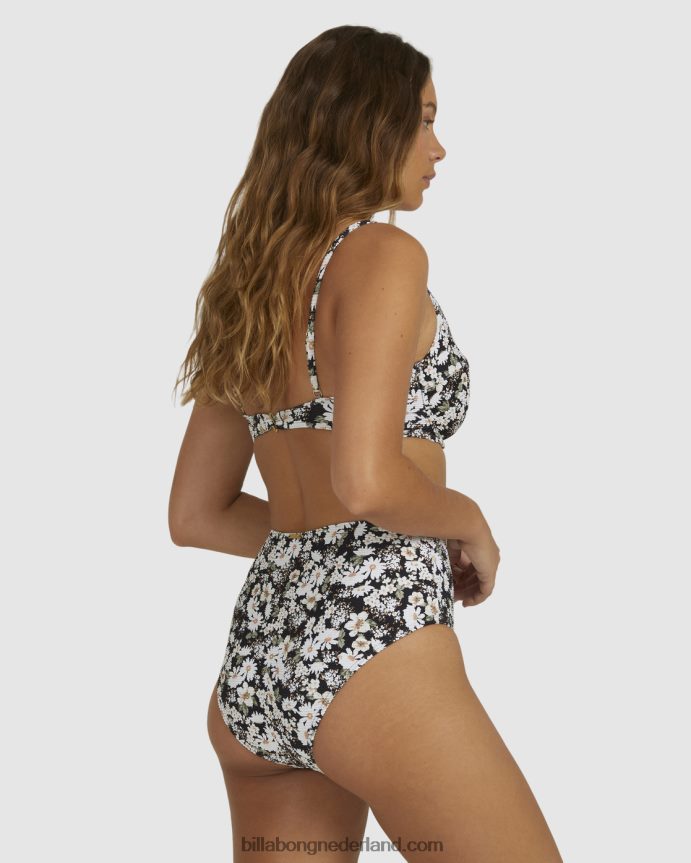 Billabong vrouwen bliss fall hoog retro bikinibroekjezwart 4D20H1598