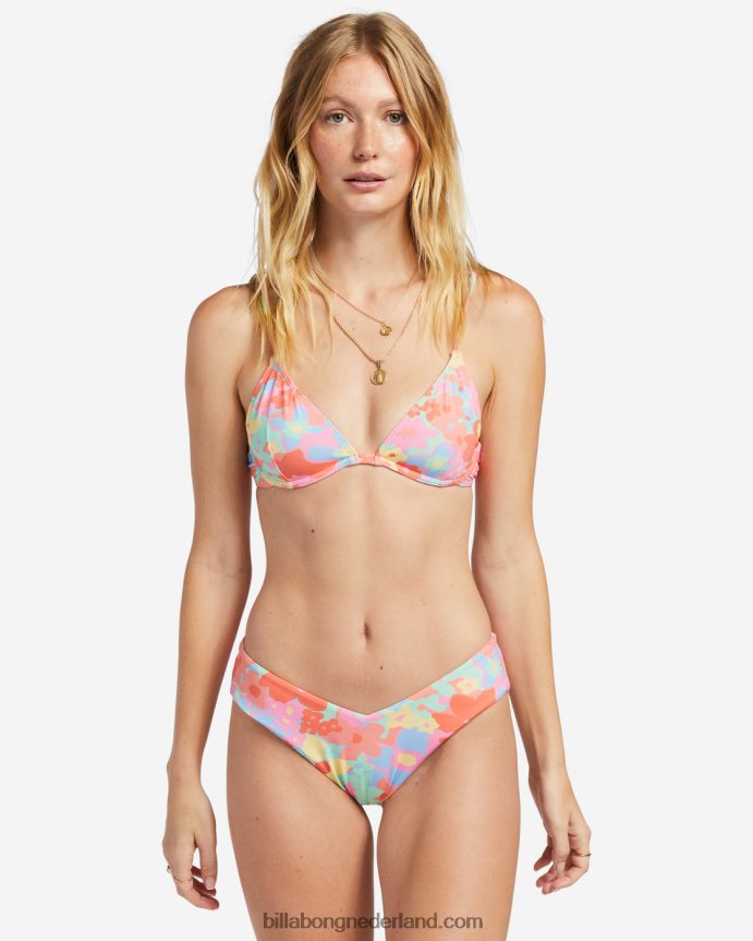 Billabong vrouwen coast is clear fiji schraal bikinibroekjemulti 4D20H1205