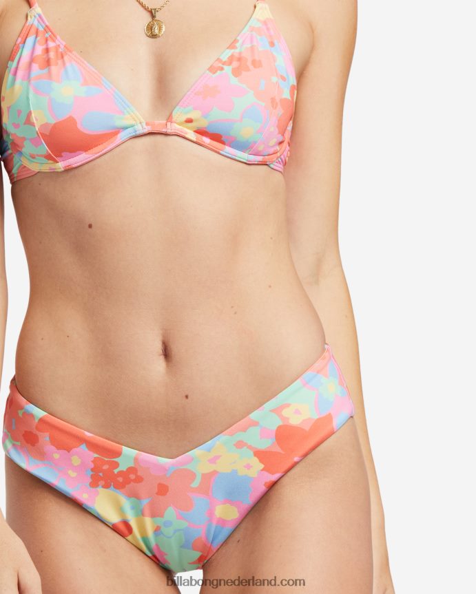 Billabong vrouwen coast is clear fiji schraal bikinibroekjemulti 4D20H1205