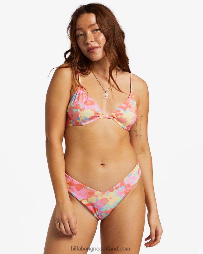 Billabong vrouwen coast is clear fiji schraal bikinibroekjemulti 4D20H1205