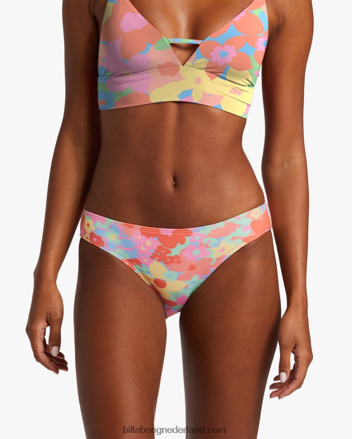 Billabong vrouwen coast is clear lowrider medium bikinibroekjemulti 4D20H1206