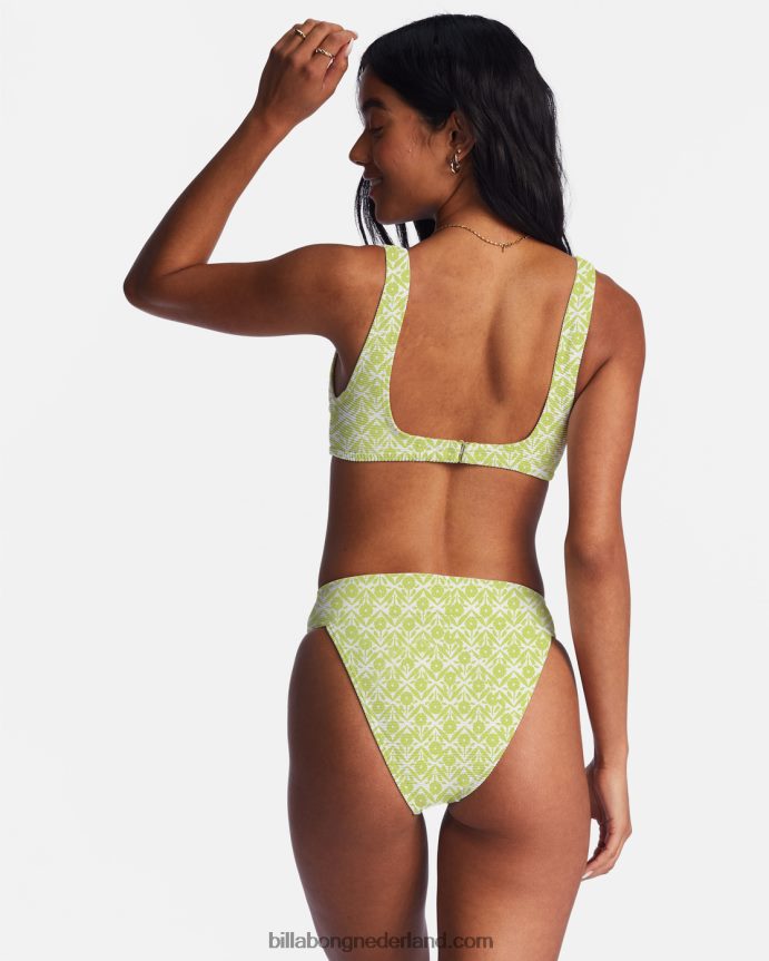 Billabong vrouwen dat is schattig aruba bikinibroekjezoete limoen 4D20H1428