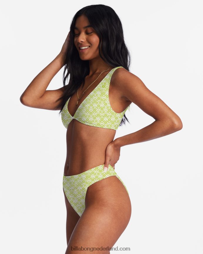 Billabong vrouwen dat is schattig aruba bikinibroekjezoete limoen 4D20H1428