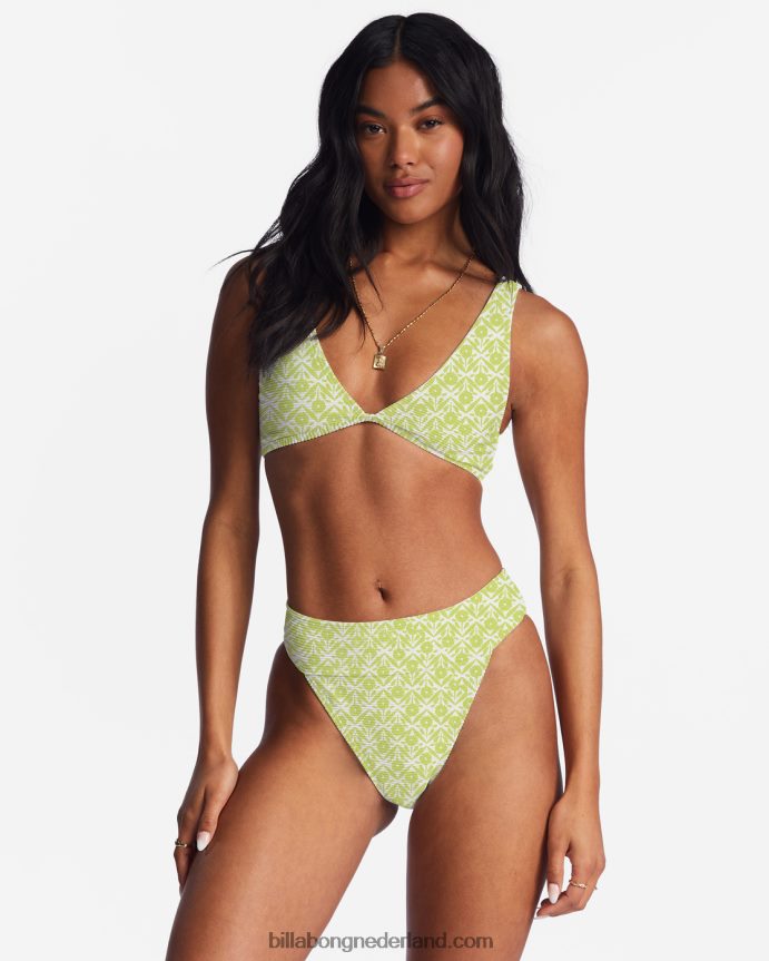 Billabong vrouwen dat is schattig aruba bikinibroekjezoete limoen 4D20H1428