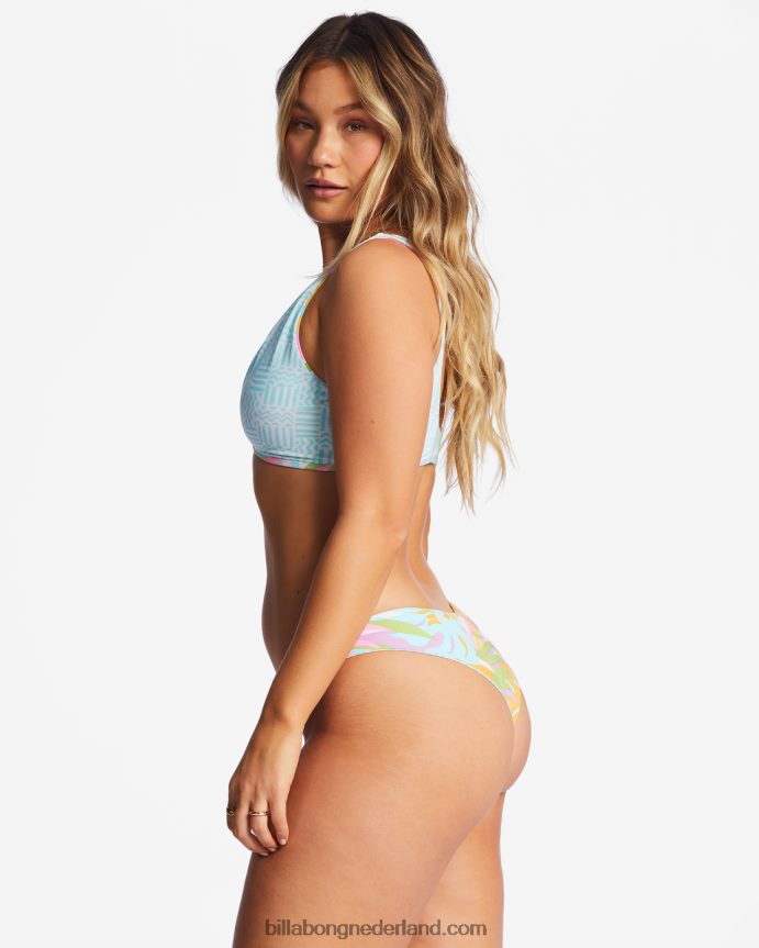 Billabong vrouwen dreamland omkeerbaar tanga bikinibroekjemulti 4D20H1423