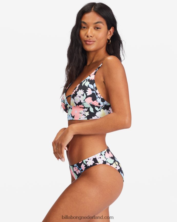 Billabong vrouwen feelin tropical lowrider omkeerbaar laag uitgesneden bikinibroekjemulti 4D20H1725