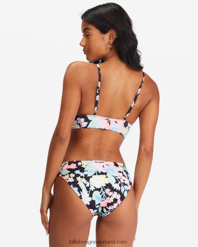 Billabong vrouwen feelin tropical lowrider omkeerbaar laag uitgesneden bikinibroekjemulti 4D20H1725