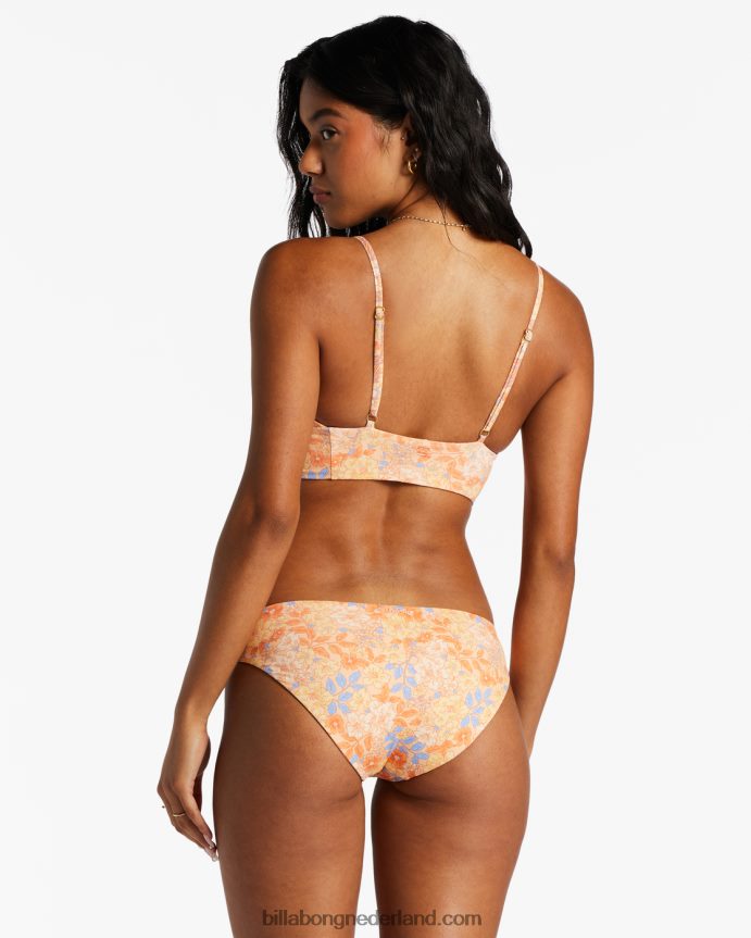 Billabong vrouwen fine by me lowrider omkeerbaar bikinibroekjelichte meloen 4D20H1394
