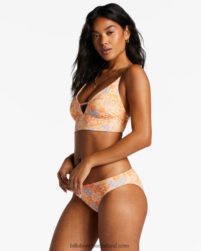 Billabong vrouwen fine by me lowrider omkeerbaar bikinibroekjelichte meloen 4D20H1394