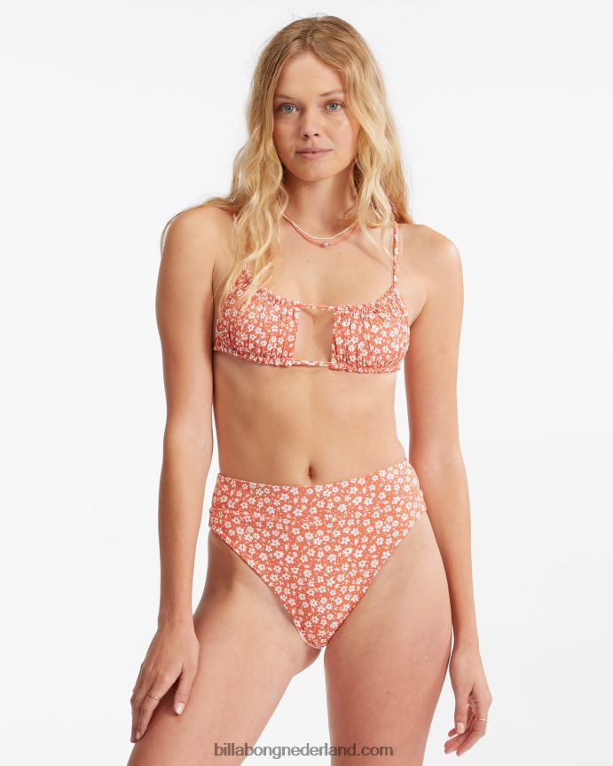 Billabong vrouwen gemaakt voor daze rise omkeerbaar bikinibroekjemulti 4D20H1577