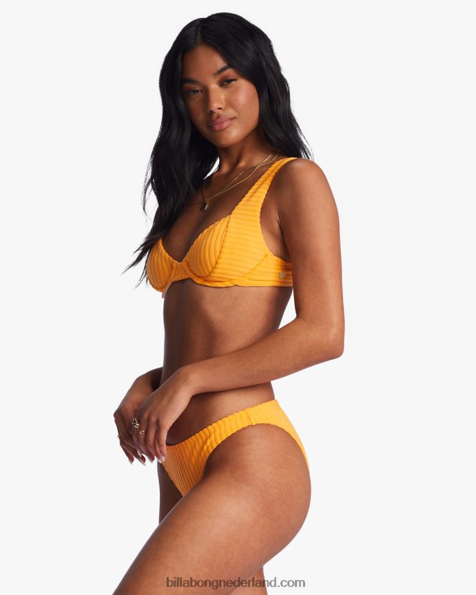 Billabong vrouwen in de loop tropic bikinibroekjesheldere nectar 4D20H1290