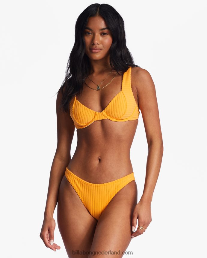 Billabong vrouwen in de loop tropic bikinibroekjesheldere nectar 4D20H1290