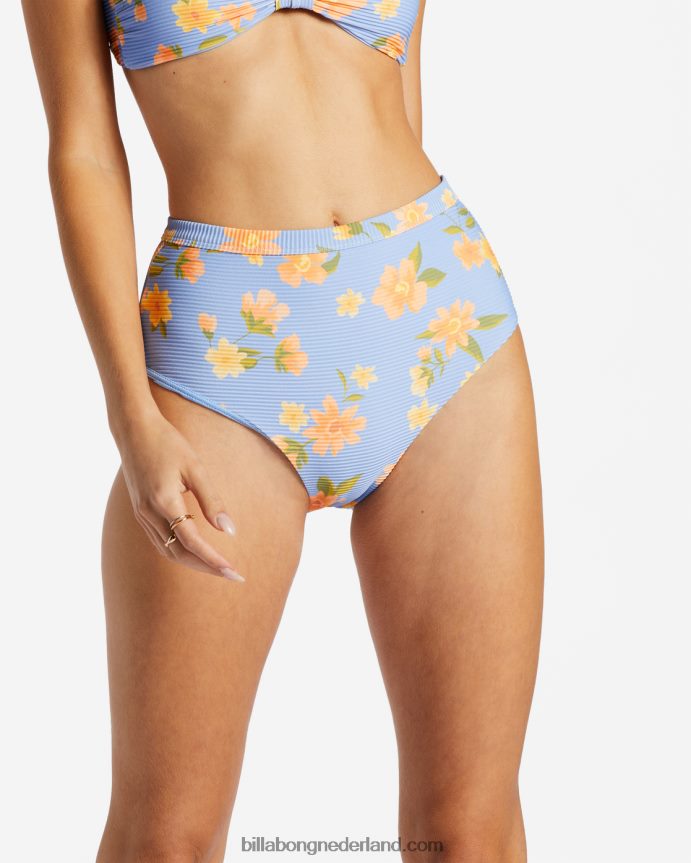 Billabong vrouwen lazy days tanlines hi retro bikinibroekje met hoge tailleuit het niets 4D20H1388
