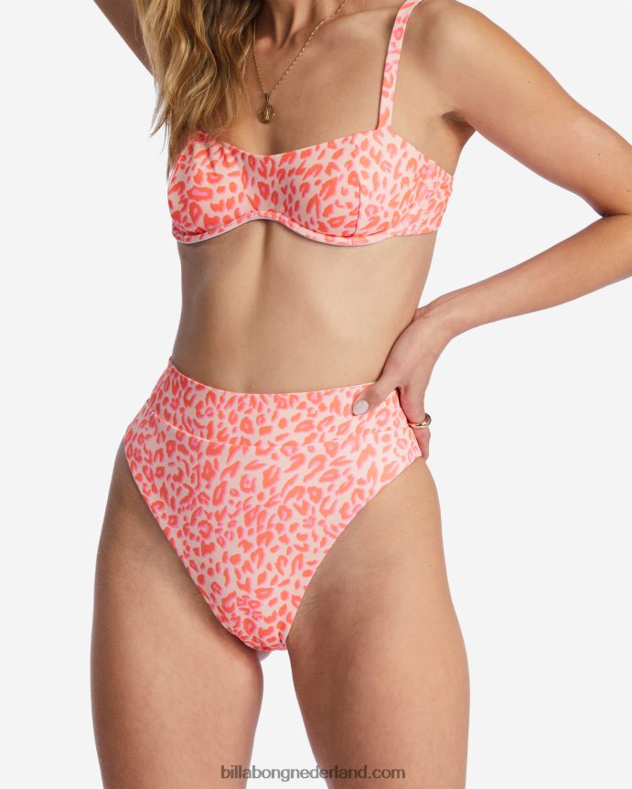 Billabong vrouwen lei low rev rise omkeerbaar bikinibroekjemulti 4D20H1464