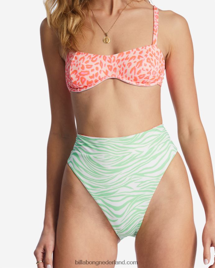 Billabong vrouwen lei low rev rise omkeerbaar bikinibroekjemulti 4D20H1464