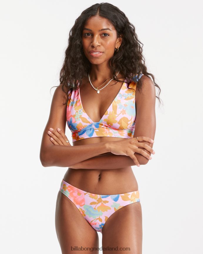 Billabong vrouwen pick me up lowrider bikinibroekjemulti 4D20H1562