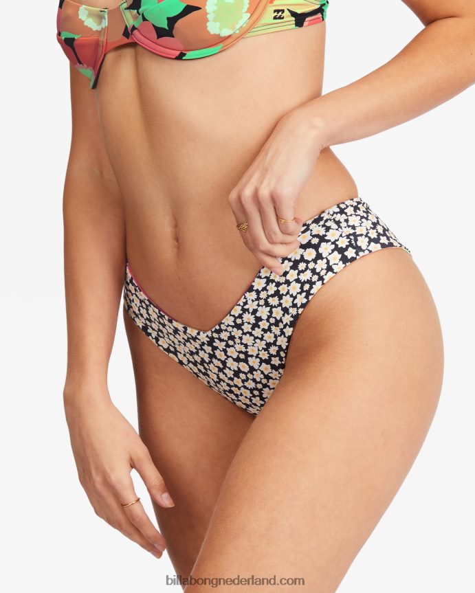 Billabong vrouwen pretty daze fiji omkeerbaar bikinibroekjemulti 4D20H1546