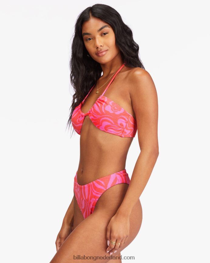 Billabong vrouwen she's a trip havana bikinibroekjevintage koraal 4D20H1552