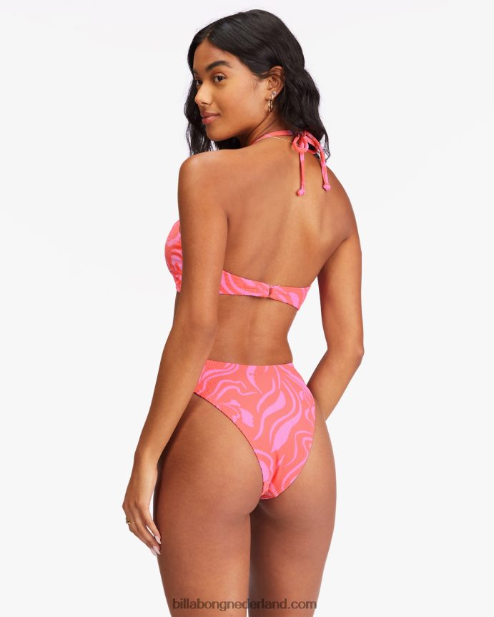 Billabong vrouwen she's a trip havana bikinibroekjevintage koraal 4D20H1552