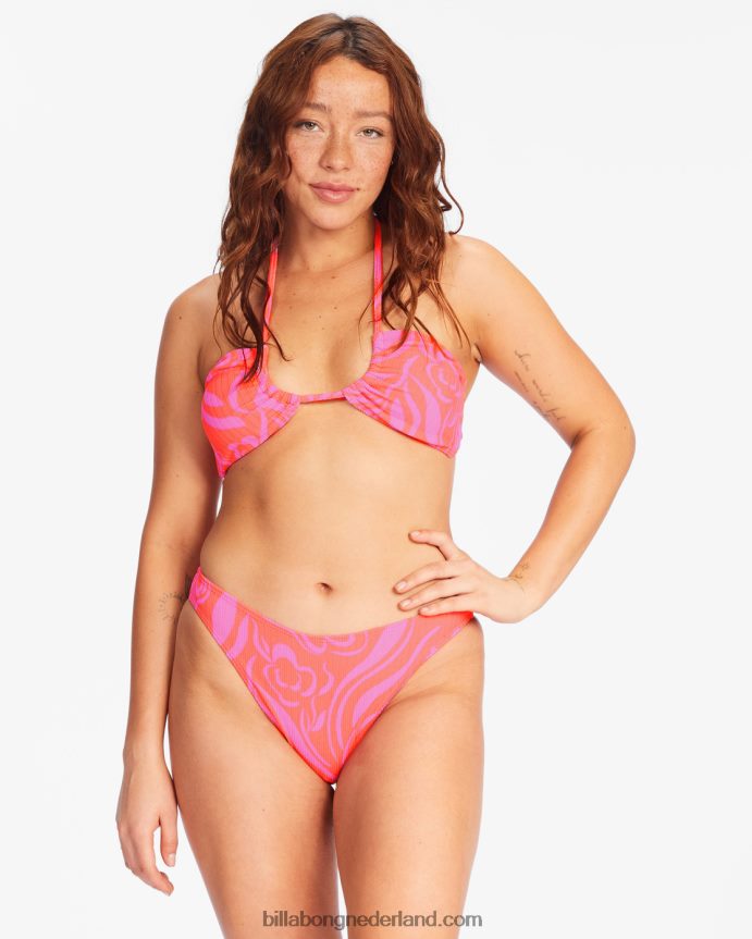 Billabong vrouwen she's a trip havana bikinibroekjevintage koraal 4D20H1552