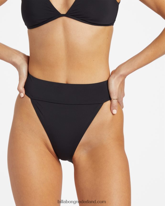 Billabong vrouwen sol searcher aruba bikinibroekjezwarte kiezelsteen 4D20H1265