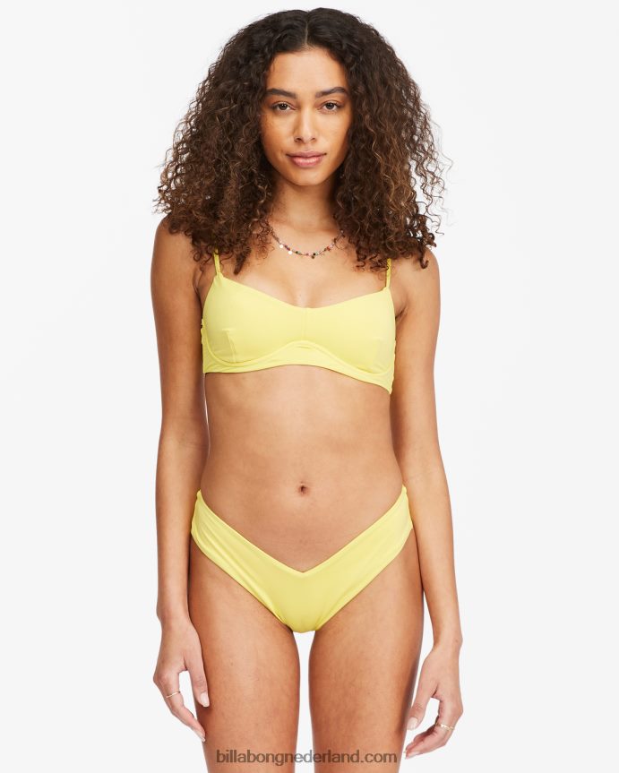 Billabong vrouwen sol searcher fiji bikinibroekjecitroen 4D20H1671