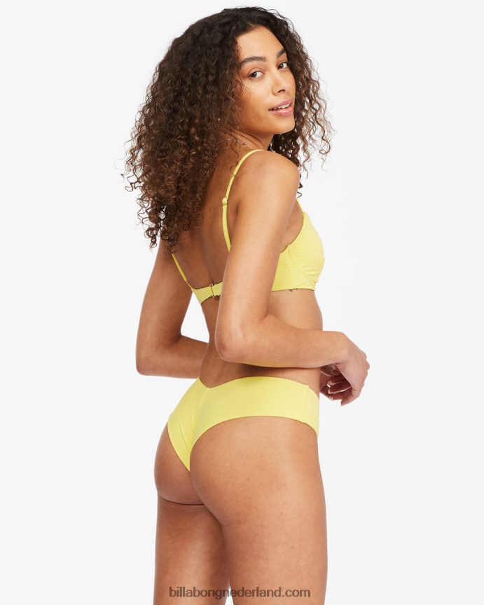Billabong vrouwen sol searcher fiji bikinibroekjecitroen 4D20H1671