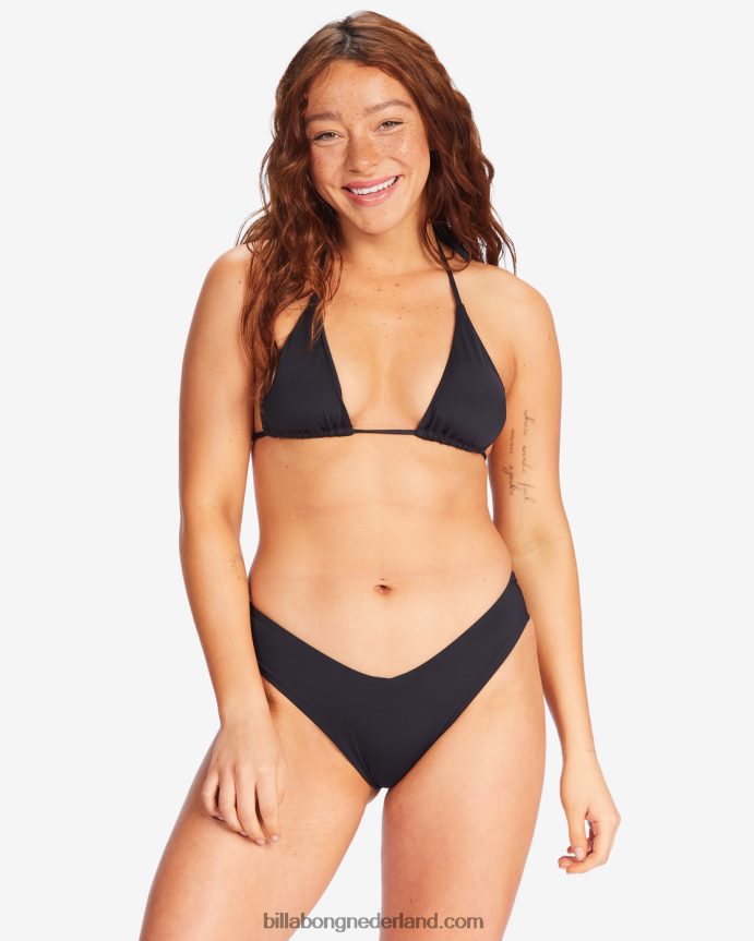 Billabong vrouwen sol searcher fiji bikinibroekjezwarte kiezelsteen 4D20H1317