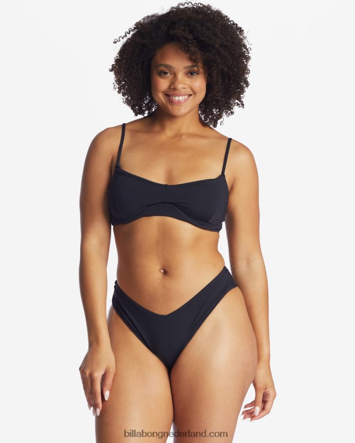 Billabong vrouwen sol searcher fiji bikinibroekjezwarte kiezelsteen 4D20H1317