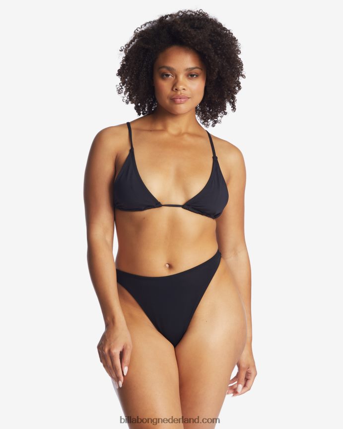 Billabong vrouwen sol searcher havana schraal bikinibroekjezwarte kiezelsteen 4D20H1318