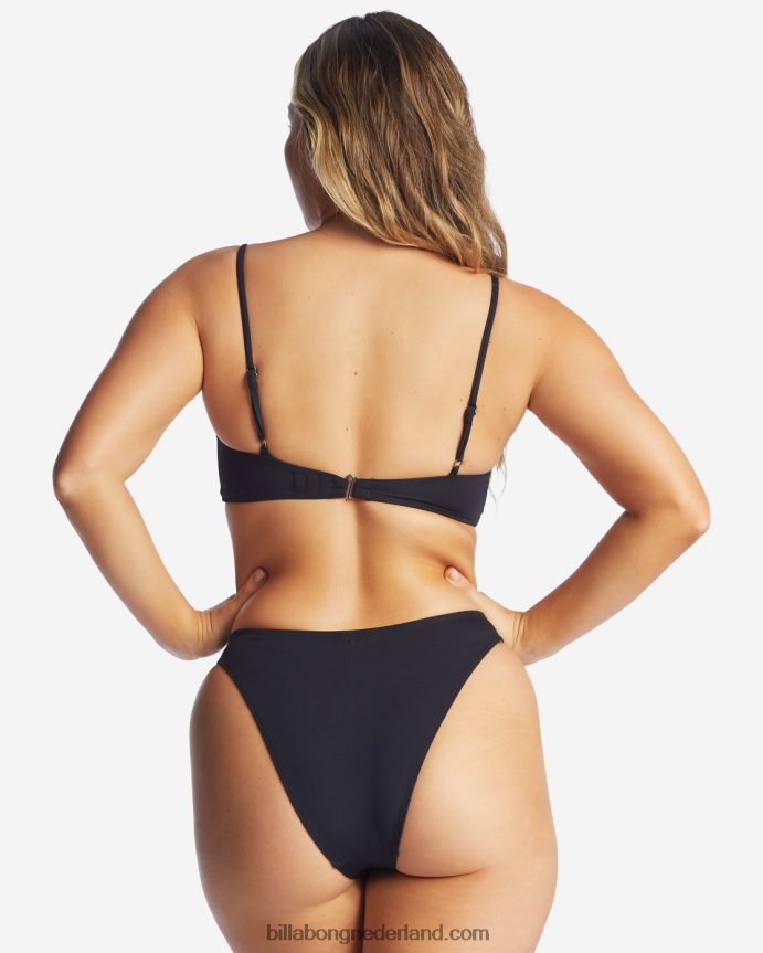 Billabong vrouwen sol searcher havana schraal bikinibroekjezwarte kiezelsteen 4D20H1318