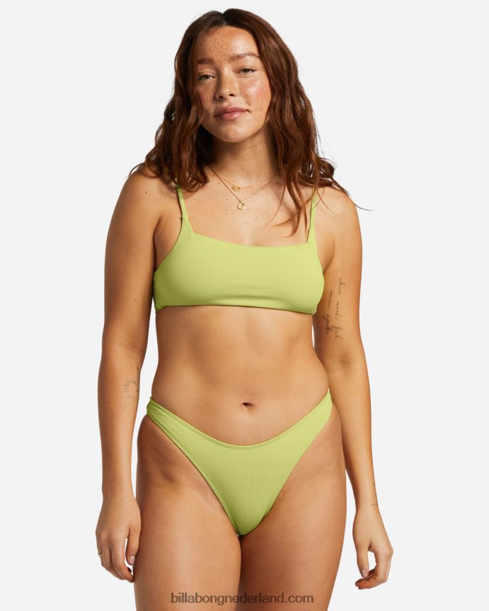 Billabong vrouwen sol searcher hike bikinibroekjelichte limoen 4D20H1230