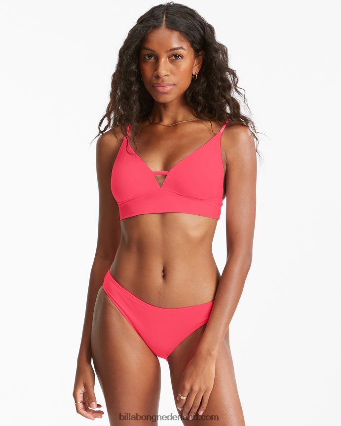 Billabong vrouwen sol searcher lowrider bikinibroekjekoraal droom 4D20H1615