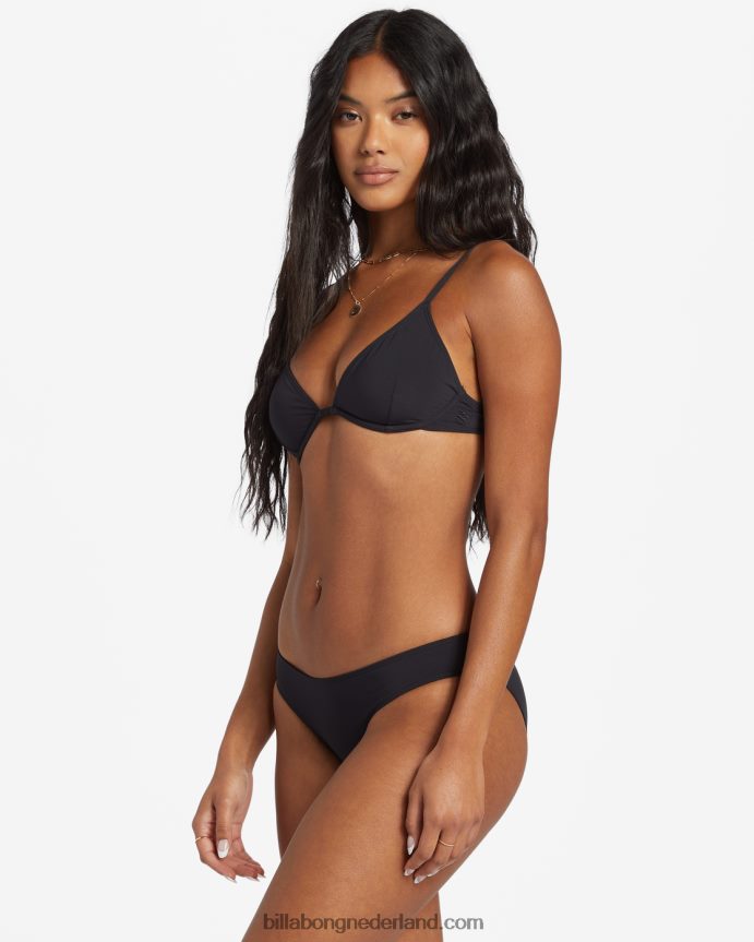 Billabong vrouwen sol searcher lowrider bikinibroekjezwarte kiezelsteen 4D20H1263