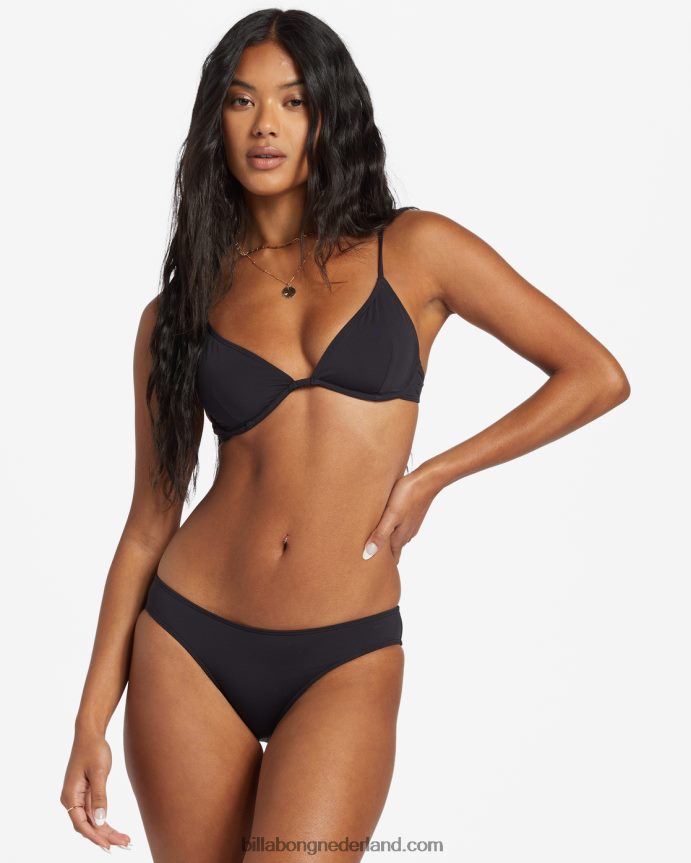 Billabong vrouwen sol searcher lowrider bikinibroekjezwarte kiezelsteen 4D20H1263