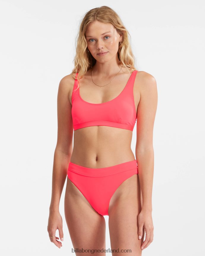 Billabong vrouwen sol searcher maui rider bikinibroekjekoraal droom 4D20H1613