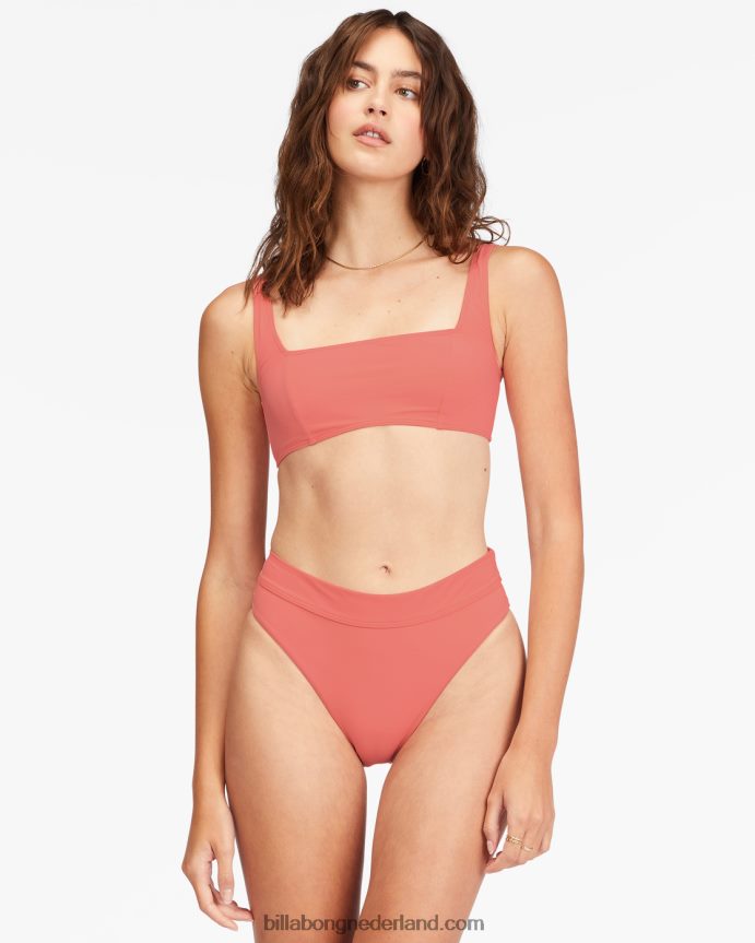 Billabong vrouwen sol searcher maui rider bikinibroekjeleven een perzik 4D20H1551