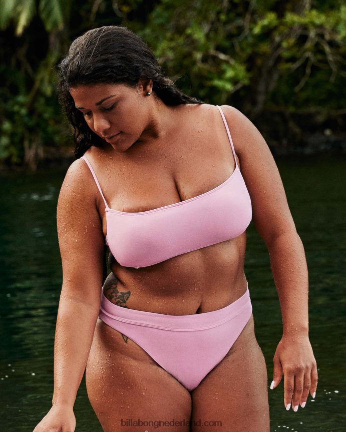 Billabong vrouwen sol searcher maui rider bikinibroekjeparadijs roze 4D20H1619