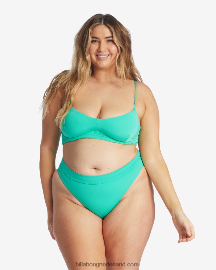 Billabong vrouwen sol searcher maui rider bikinibroekjetropisch groen 4D20H1628